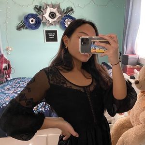 Forever 21 Vintage Black Dress